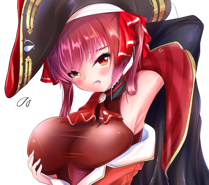 #マリンのお宝 
「脇はちょっと恥ずかしいかな～」 