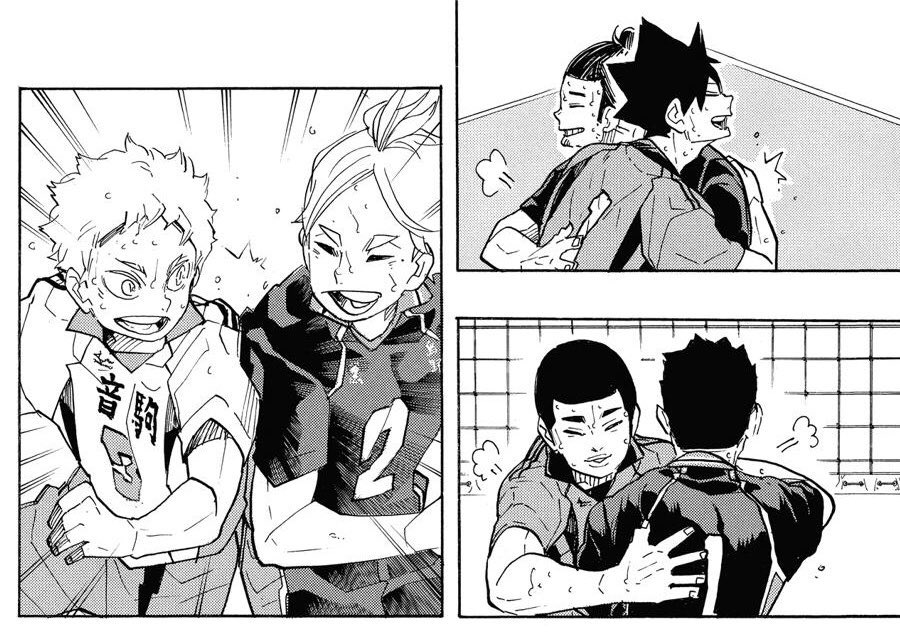 words can never describe how much i love seeing the third years interact in every match 