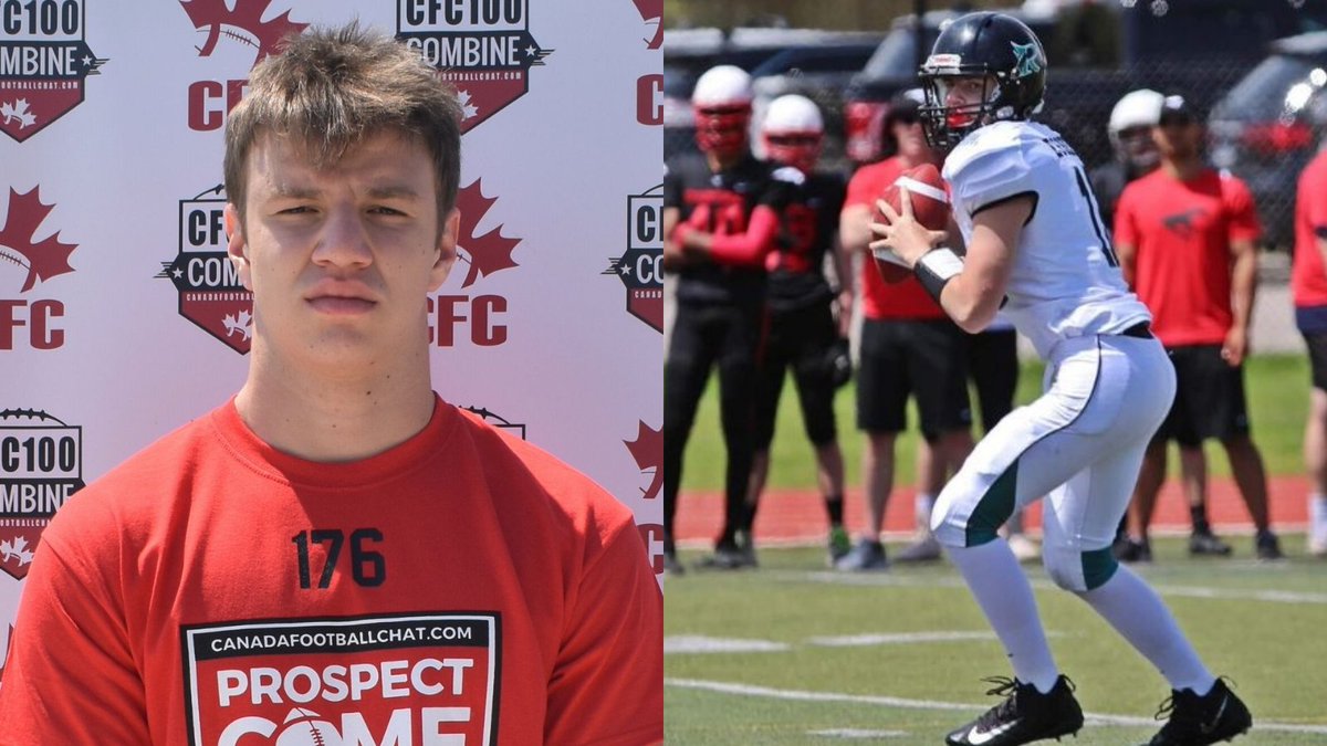 #CFC100 Scouting Reports: Ontario QB brings a gunslinger mentality ... ow.ly/URi150GaA21 'Able to put deep balls on a rope that allows his receivers to catch the ball without breaking stride,' #CFC150 Class of 2022 📈 ow.ly/gYR150GaA22