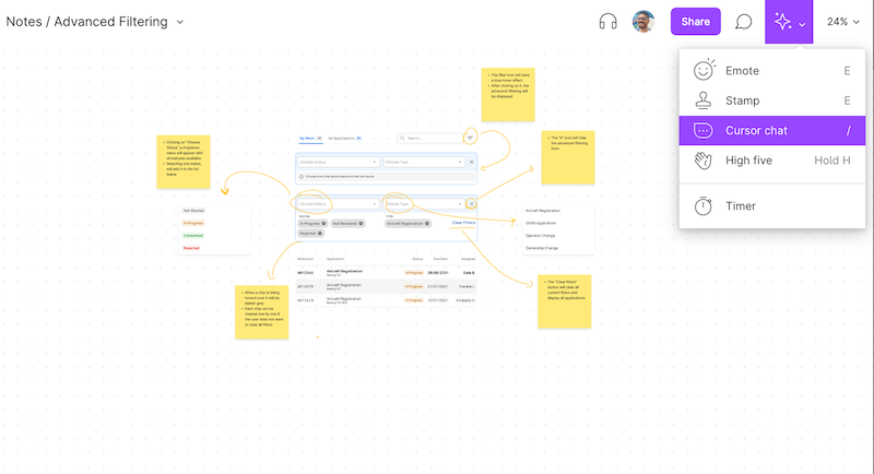 juarezpaf's tweet photo. 🪄 @figmadesign handoff experience:
1. Design a mockup on Figma 🖼
2. Copy &amp; Paste to FigJam 💎
3. Add detailed Sticky notes 🗒
4. You just became a developer best friend 💌
5. Repeat 🔁 https://t.co/Twc6DjX70P