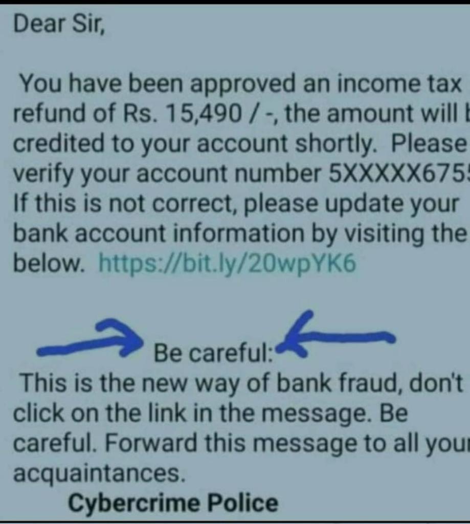 PDas_odisha's tweet photo. #cyberCrime
#Fraudmessage https://t.co/kEQG1Vn5FN