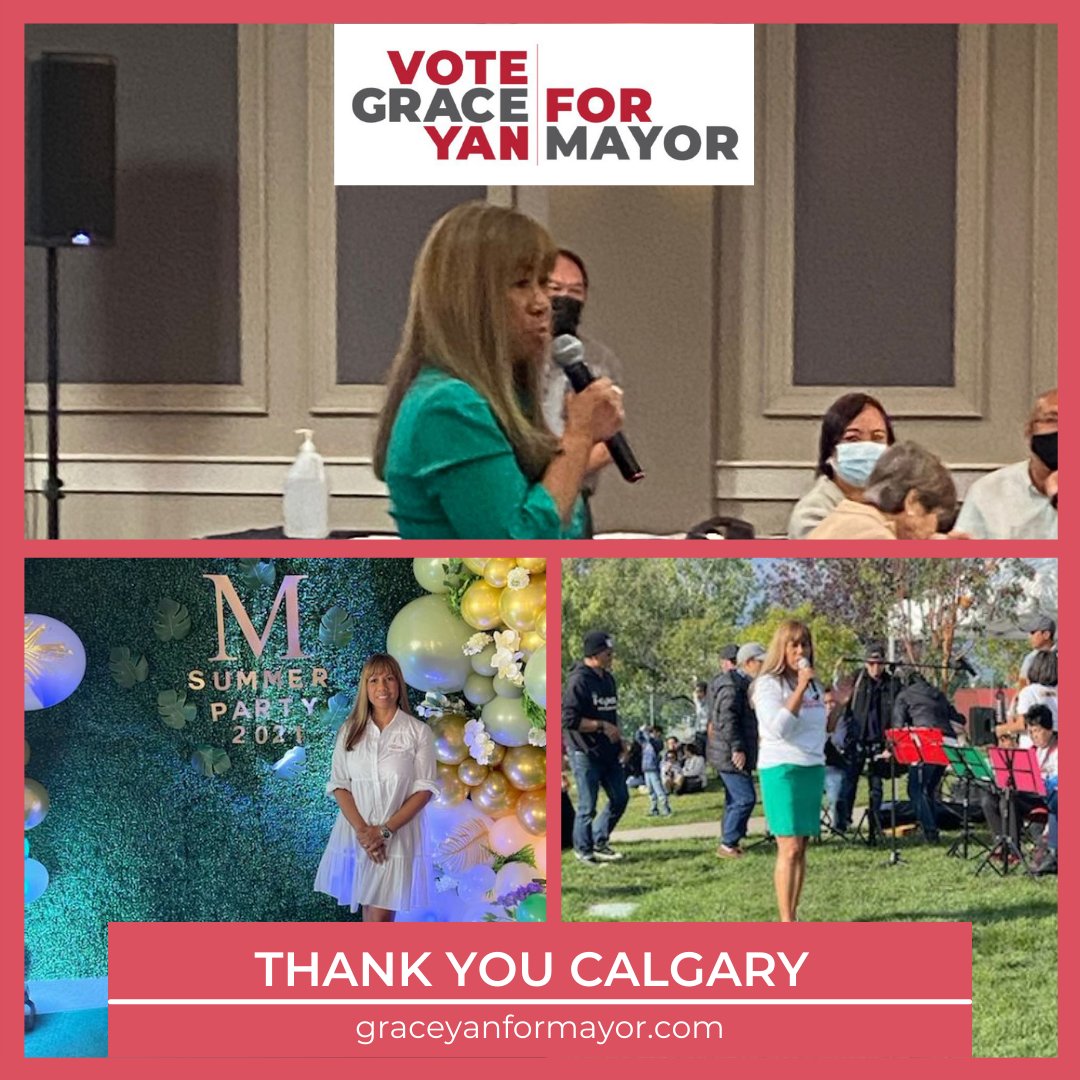 _GraceYan_'s tweet photo. Truly honoured and humbled by all the amazing dedicated Calgarians I’m meeting on the campaign trail. Thank you Calgary!
Keep supporting @graceyanformayor
#calgaryupdates #calgarymayor #mayoralcandidate #mayorelections2021 #calgarymayorelections #mayorcandidatecalgary https://t.co/ZK1jNXAd8w