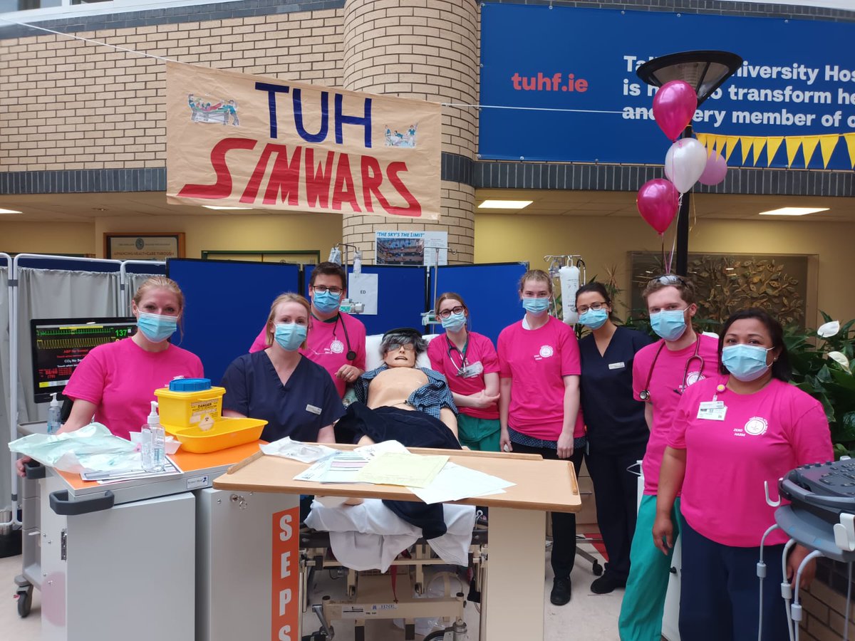Fantastic technical &amp; non technical skills by all the teams in todays TUH #sepsis #SimWars especially team <a href="/ed_tuh/">TUH ED</a> 👏🙌 #biased! Huge thank you to the fab compare, patient, sim nurses, tech, judges, students, radiographers &amp; organising committee #thinksepsis #teamwork #Simulation