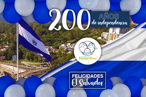 ¡Celebramos con alegría 200 años de independencia! 🇸🇻 Bandera de la patria, símbolo sagrado de El Salvador, te saludan reverentes las nuevas generaciones 🇸🇻