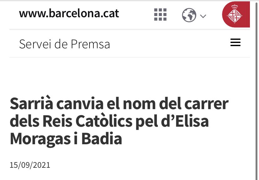 Per sort no el canvia Sarrià. El canvia Vallvidrera.