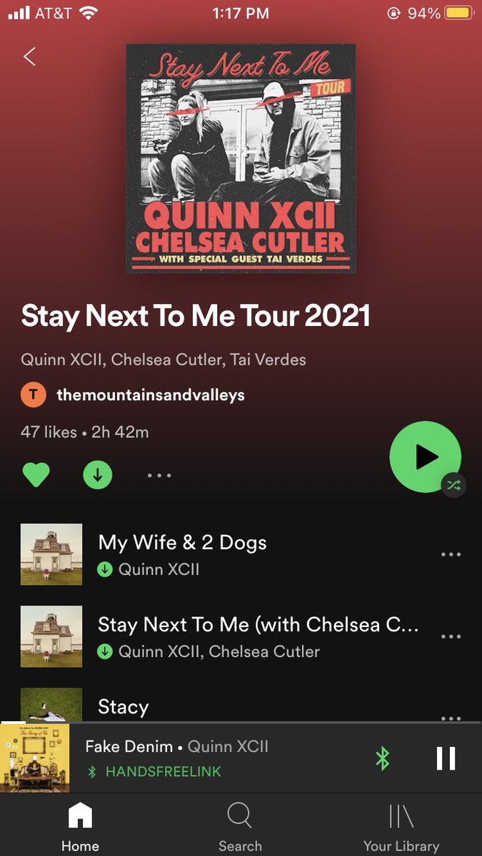 kak0632's tweet photo. The question is, do I just keep this playlist on repeat after I see @chelseacutler on Sunday? I think yes 🤷🏼‍♀️ https://t.co/3MSVmDERrl