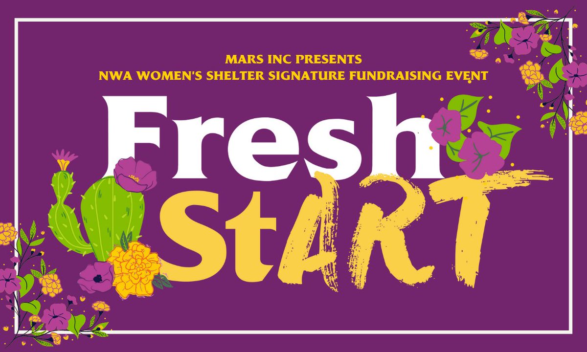 🌟 Get your Fresh StART tickets HERE! 🌟
Fresh StART is the signature fundraising event for the Northwest Arkansas Women’s Shelter. Get your party box purchased today so you don't miss out on the fun October 23rd!
secure.qgiv.com/event/nawsauct…