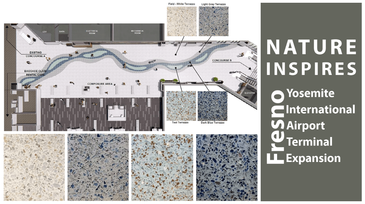 CSHQA's tweet photo. #NatureInspires! When designing the #FresnoAirport terminal expansion, the team chose colors/materials to capture the essence/beauty of #YosemiteNationalPark &amp; the #SanJoaquinRiver. Learn more: https://t.co/2avBNdopUa
@FresnoAirport @qdconstruction 

#FAT #IFlyFresno #FATForward https://t.co/9EVKryvFv2
