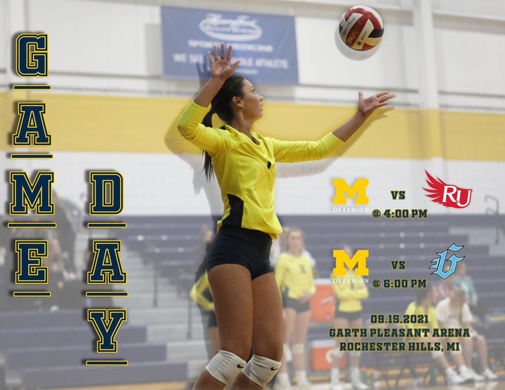 〽️🏐 GAME DAY!! 

Volleyball travels to Rochester Hills for a match-up against the Warriors and the Tigers. 

4 pm and 6 pm | Garth Pleasant Arena

Live video: youtube.com/c/RochesterSpo…

#bornBLUE