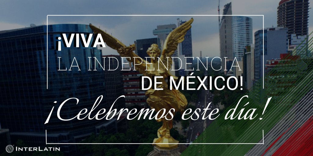 interlatin_mx's tweet photo. Hoy todo mundo grita #VivaMexico🇲🇽
¿Y tú, cómo celebras el #GritoDeIndependencia ? https://t.co/0NHxvccT9G