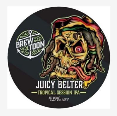A real  Juicy Belter - well named.  Pineapple..Mango stuffed into an IPA session beer. One is never enough from <a href="/BrewToon/">Brew Toon</a>