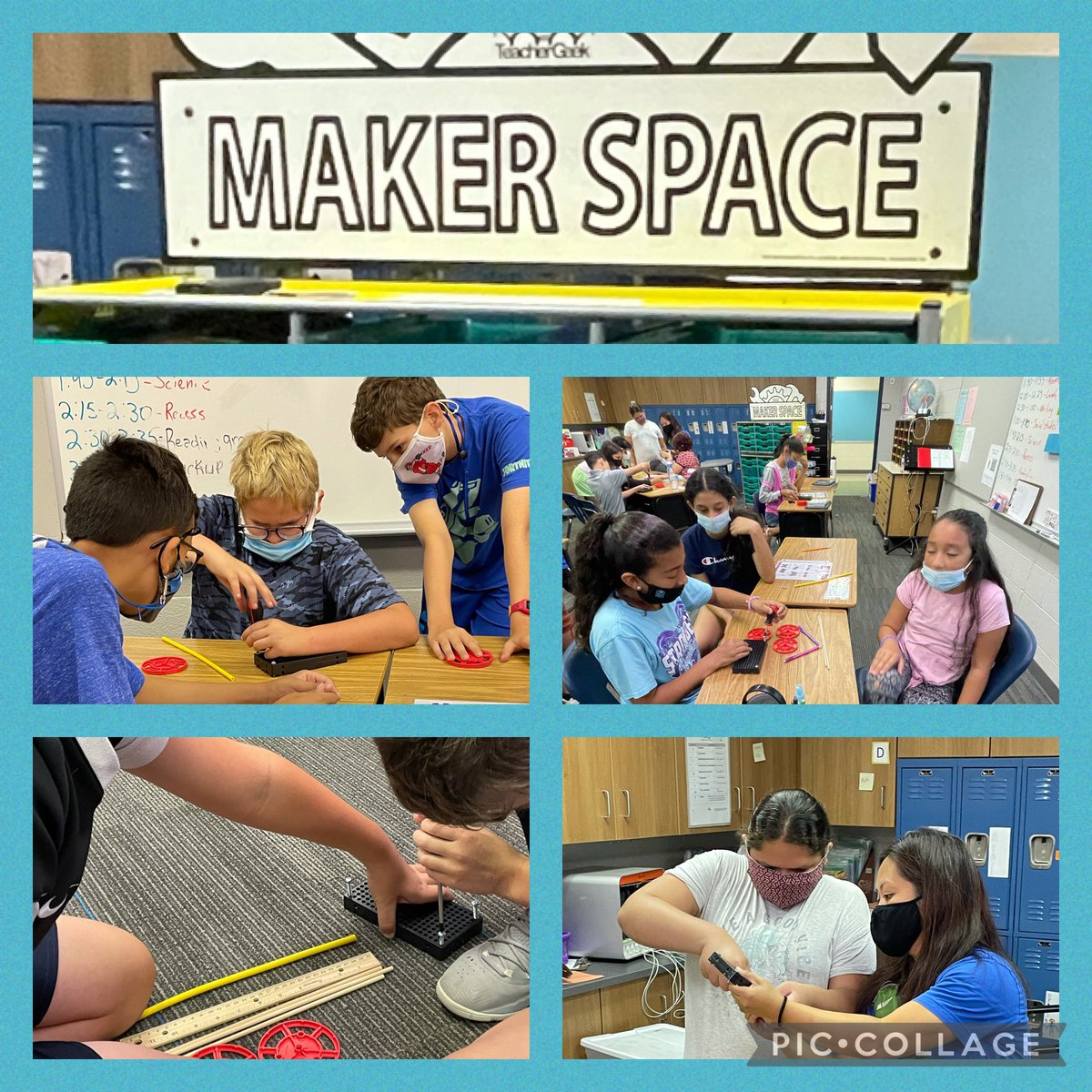 MakerSpace Fun in 5th! @GetTeacherGeek #LetTheLearningBegin #OPSMomentsThatMatter