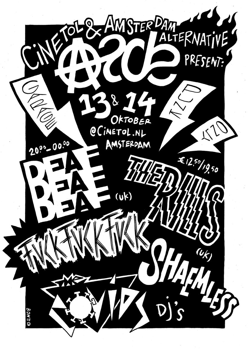 🚨❗️OVERSEAS GIG ALERT ❗️🚨 

On October 13th, <a href="/deafdeafdeaff/">DEAFDEAFDEAF</a> is playing at Amsterdam Alternative alongside some other amazing artists!

Grab a ticket before it’s too late, link is in our bio💥