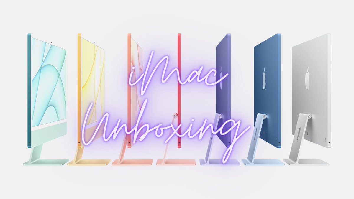 KimberleyA_'s tweet photo. Check out my #iMac2021 Unboxing on @YouTube Thanks #WritingCommunity https://t.co/MSjXo5AISy https://t.co/z3U5Bh5iRJ