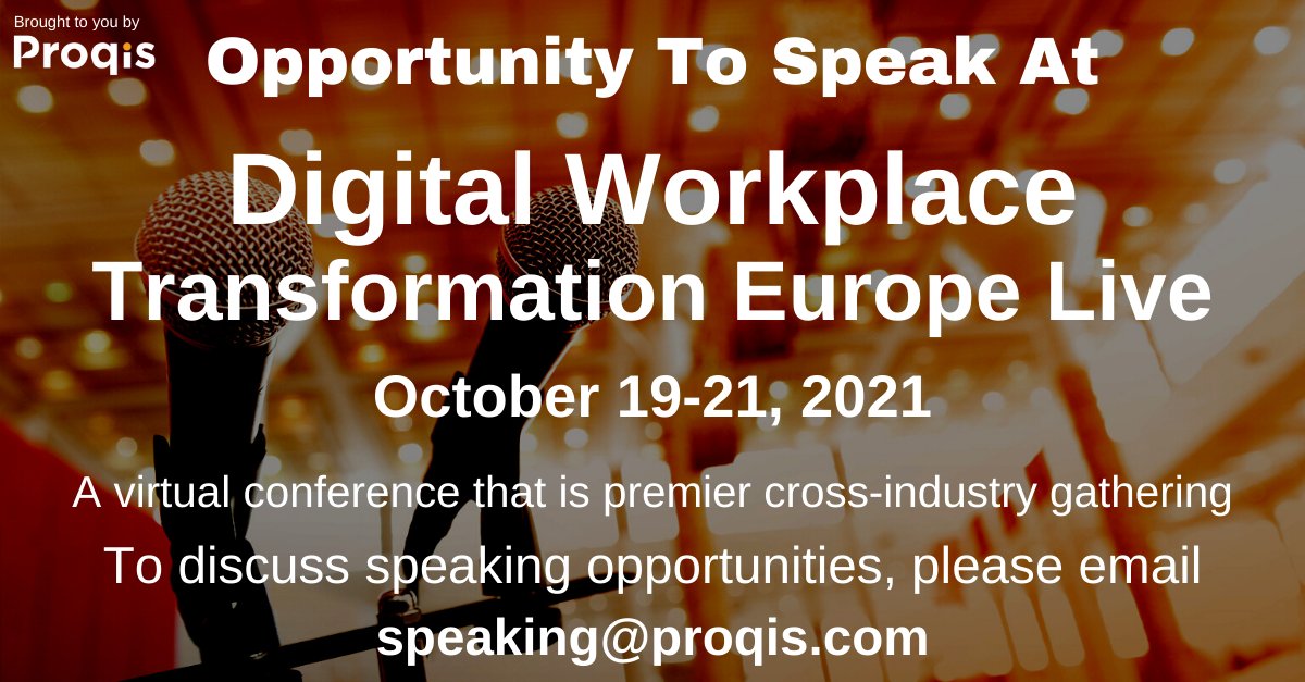 BTOESInsights's tweet image. Opportunity To Speak At Digital Workplace Transformation Europe Live,

to Learn More visit: hubs.li/H0XnmK60

#DigitalWorkplaceTransformation #DigitalWorkplace #DWT #digitaltransformation #operationalexcellence