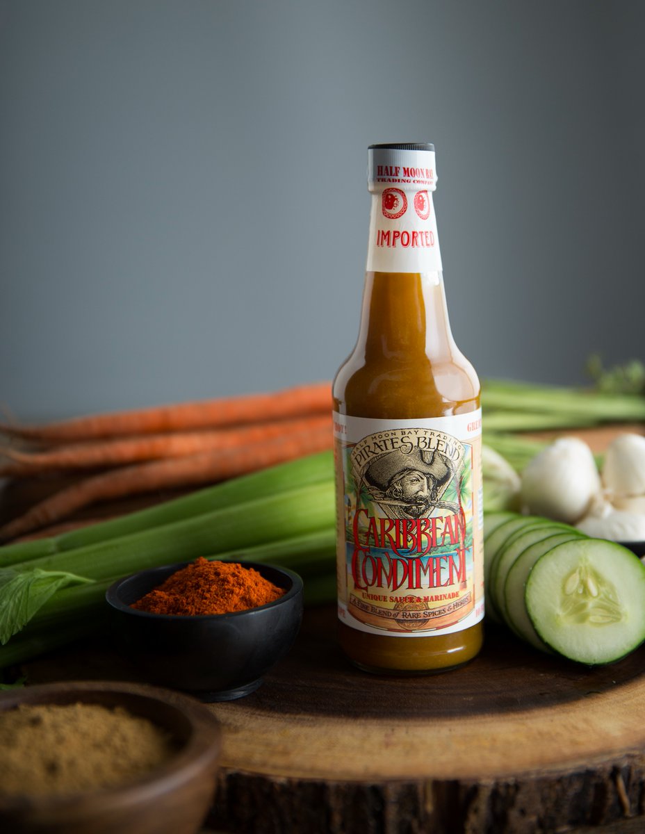 SALE! While supplies last, you can get our 25.7oz Caribbean Condiment for 50% off! #Sales #Deals #gourmet #eatgoodfood #treatyourself #WednesdayTreat #hotsauce  #Food  #halfmoonbaytrading #Wednesdayvibe