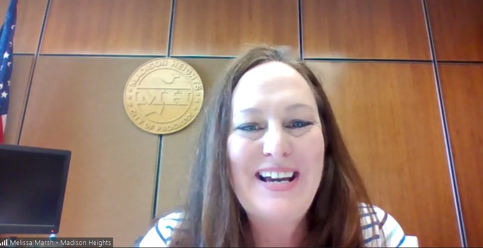 Also joining us for the September Women's Municipal Leadership Program: the remarkable @CMMadisonHgts Melissa Marsh to share her insight on leadership & success as a woman executive. Thank you, Melissa! #SheLeadsGov