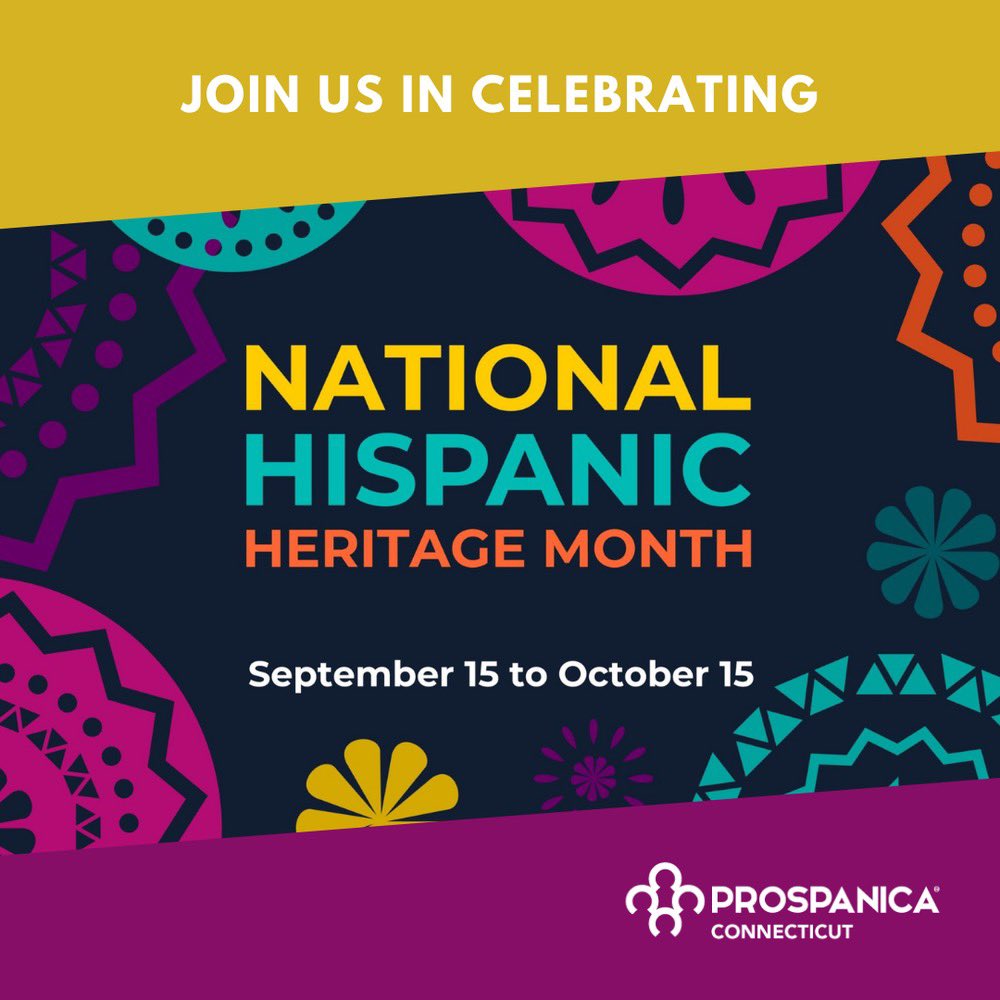 Prospanica_CT's tweet photo. What day is today? It is the first day of #HispanicHeritageMonth!

Hispanic Heritage Month is the one moment in the year that undeniably belongs to us, #Hispanics, #Latinos, #Latinas, #Latinx, as a united community. Join us in celebrating the next 30 days with ¿Sabías? fun facts! https://t.co/XbBDffChuO