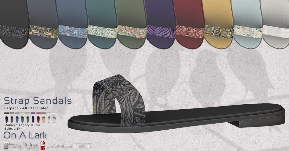 SeraphimSL's tweet photo. New Strap Sandals From On A Lark!
#Seraphim #Seraphimsl #SL #SecondLife
#OnALark
https://t.co/Wgf3cE99VH https://t.co/17jAGEkbb8