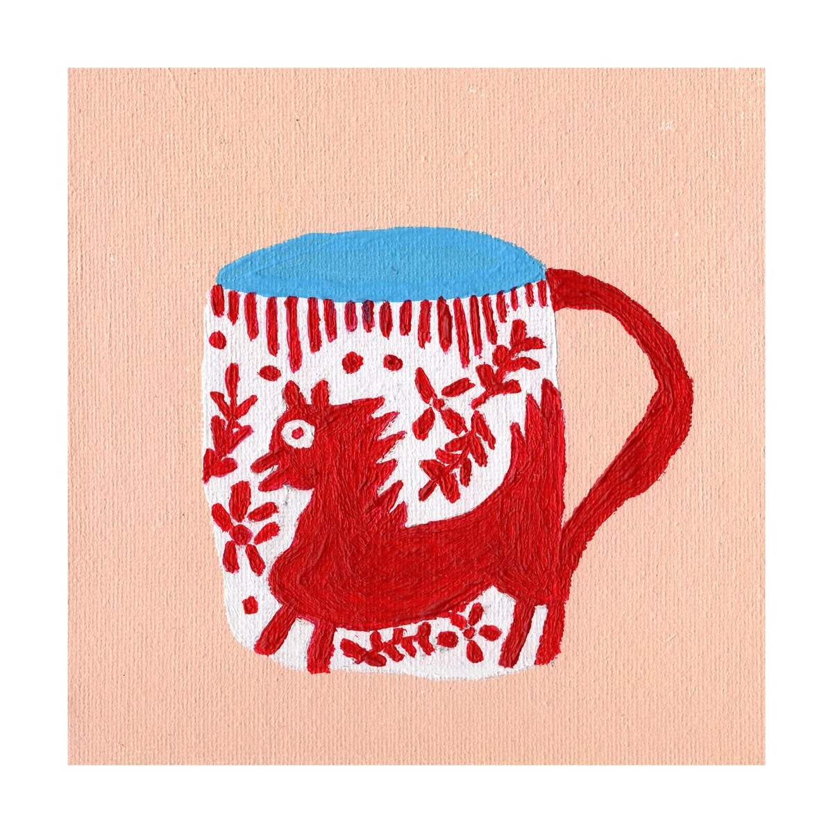 Horse Mug high quality archival Giclée Print.
Printed on Fine Art Paper 285 g/m². Signed by the artist Chloe Harrison.
20 x 20 cm Square (approx.) Includes a white boarder for framing.

ow.ly/A9lA50GacSi