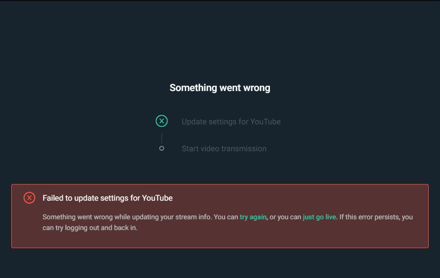 ItsYahBoiDonnie's tweet image. When all you want to do is stream, but you crash and keep getting this error 🥲 #smallstreamerproblems