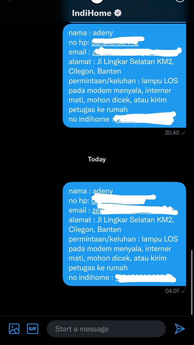 Takut dikira boong, btw kalau ada rekomendasi provider internet lain area cilegon boleh banget lho tawarin ke saya, kalau dirasa task menjawab keluhan customer berat.