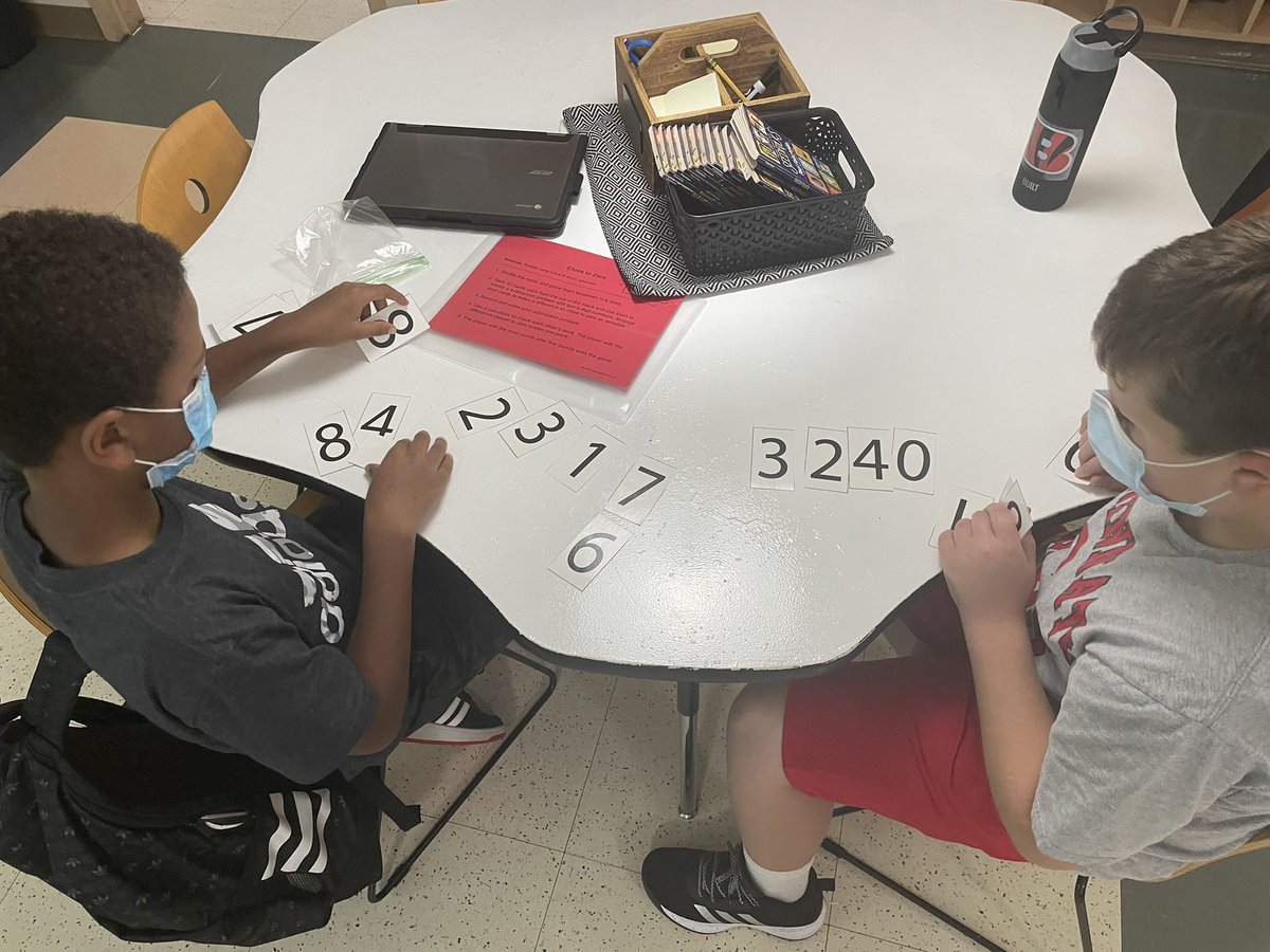 Flying5th's tweet photo. A HUGE shoutout to our Union 5th Grade ROCKSTAR math teachers for creating the math fluency centers for our kiddos! @LakotaUnion @ https://t.co/uxAnp4SIWc