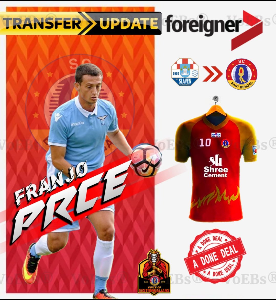 VoEBs11's tweet photo. Welcome 'Croat-Block' to make SCEB defense compact โค๏ธ๐
@VoEBs11, @EBRPFC, @ebultras1920, @LALHOLUDAIKYA, @probasheEB,
#JoyEastBengal
#ChhilamAchhiThakbo
#SCEastBengal
#ShreeCement
#TransferUpdate
#TrasnferWindow
#VoEBs
#IndianFootball
#LetsFootball
#ISL
#HeroISL https://t.co/FgVp79LjON