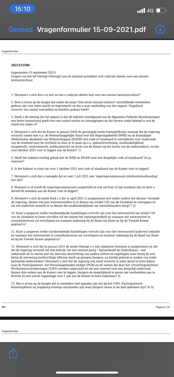 Pieter Omtzigt tweet media