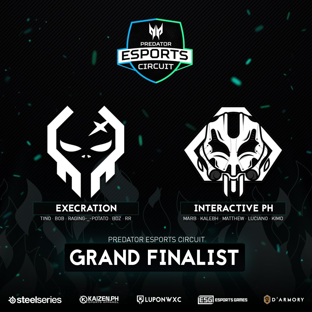 ExecrationGG's tweet photo. Team 1 & 2 goes Wild! @ExecrationGG & Inter Active Philippines will be advancing to the Grand Finals of @PredatorGaming Esports Circuit!
KANPAI KAPATID! ๐ค๐
#ExeShot #PredatorEsportsCircuit #IAPisBACK https://t.co/QGWHQyzCGv