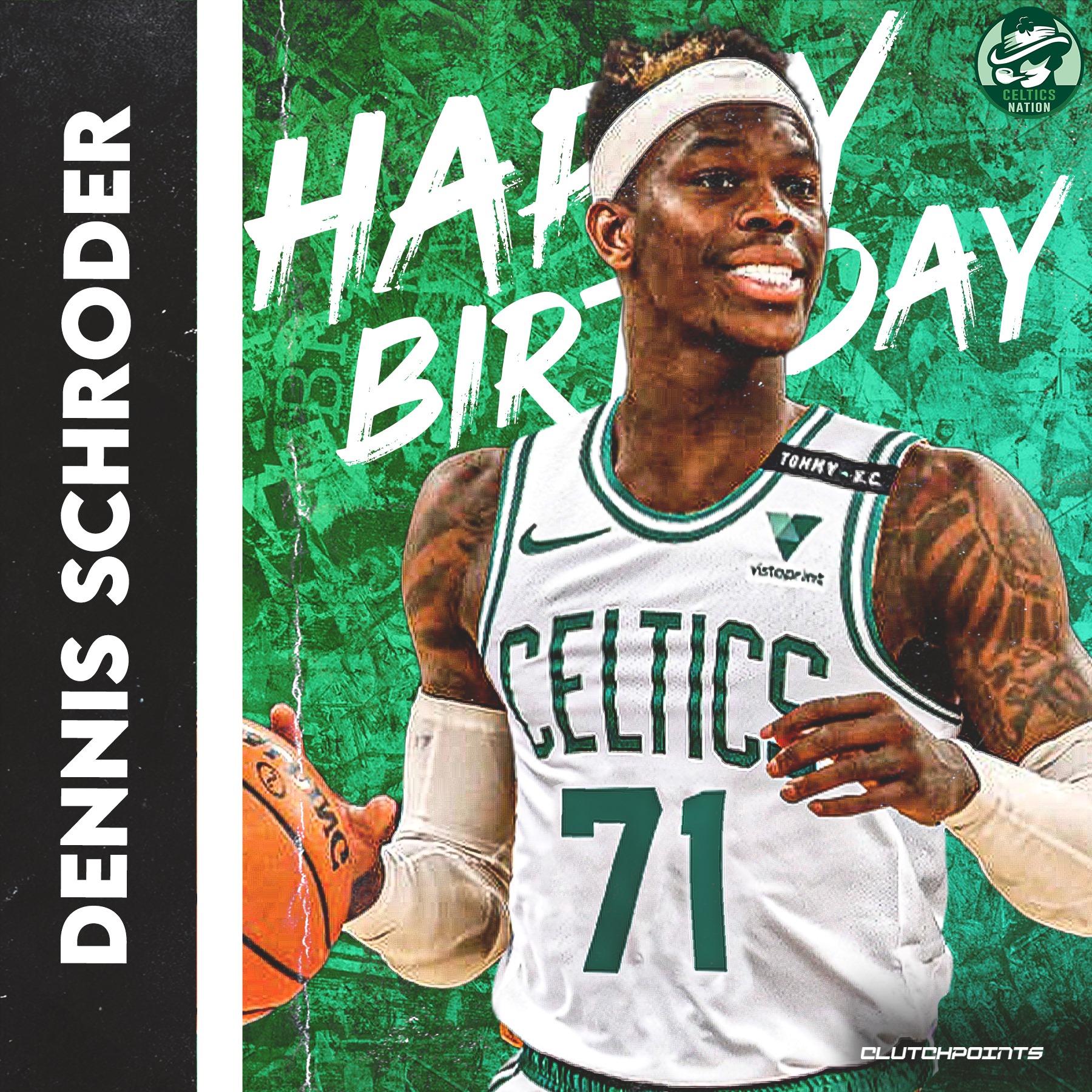 Celtics Nation, let\s all greet Dennis Schroder a happy 28th birthday!  