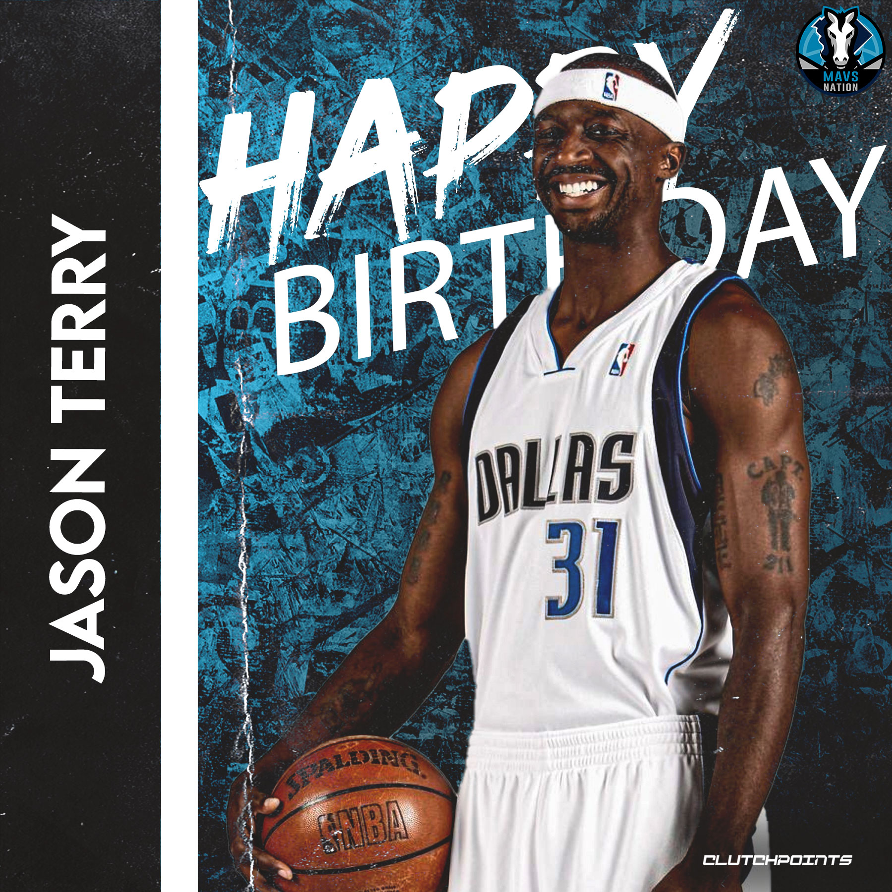 Mavericks Nation, let\s all greet Jason Terry a happy 44th birthday!  