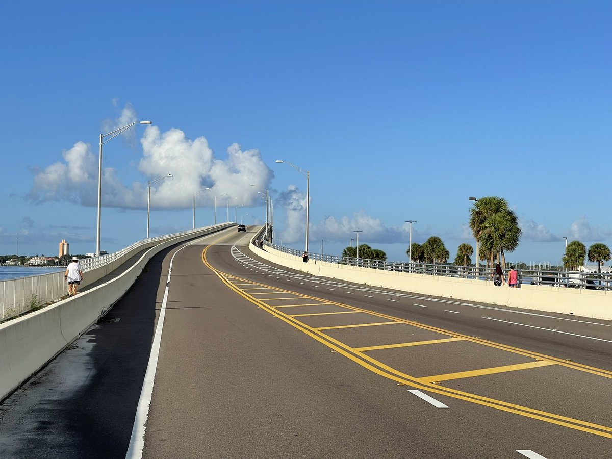 Cygnusx112's tweet image. Quite morning around the Max Brewer bridge in Titusville. This area will be swarming with people for tonight’s historic 🚀 launch of @inspiration4x It’s a great day to go to SPACE!!!!!! #SpaceX #LaunchFever