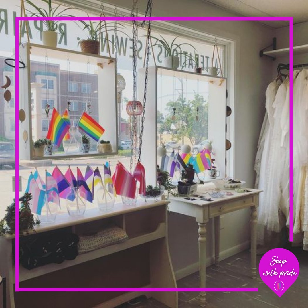 indypride's tweet photo. Bloomington Stitchery is a body-positive, queer-owned tailoring & handmade gift shop, located in downtown @VisitBtown specializing in wedding gown alterations, tailoring, clothing repairs, & more.
Schedule your appointment & get more info https://t.co/7Jyei04oVE
#ShopWithPride https://t.co/e2Jwam2e8R