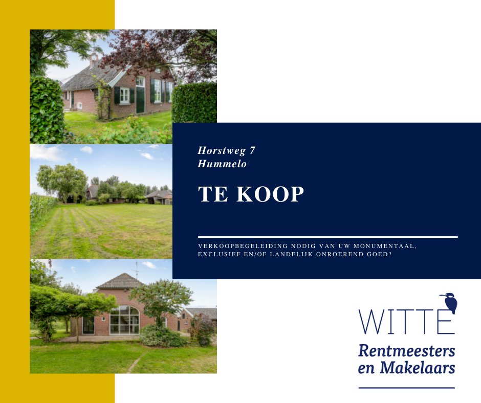 TE KOOP - Horstweg 7, Hummelo. Deze #woonboerderij dateert uit 1900 en is later gerenoveerd en verbouwd. De woning kent enig achterstallig onderhoud en dient geheel gemoderniseerd te worden. Er is een bouwkundige rapportage aanwezig. 
Wilt u een #bezichtiging? Bel dan 0314-382121