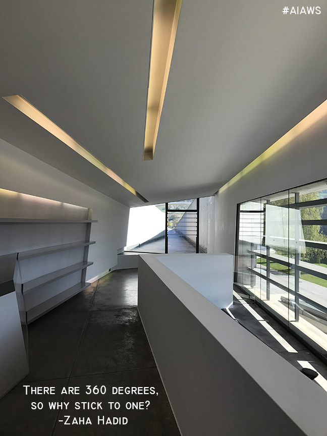 AIAWinstonSalem's tweet photo. "There are 360 degrees, so why stick to one?" - Zaha Hadid
#wisdomwednesday #zahahadid #zaha #quote #quoteoftheday #qotd #architecture #architecturequote #design #designquote #angles #vitrafirestation #vitra #germany #AIAWS #AIASAR #AIA https://t.co/8kmFMYHtdY