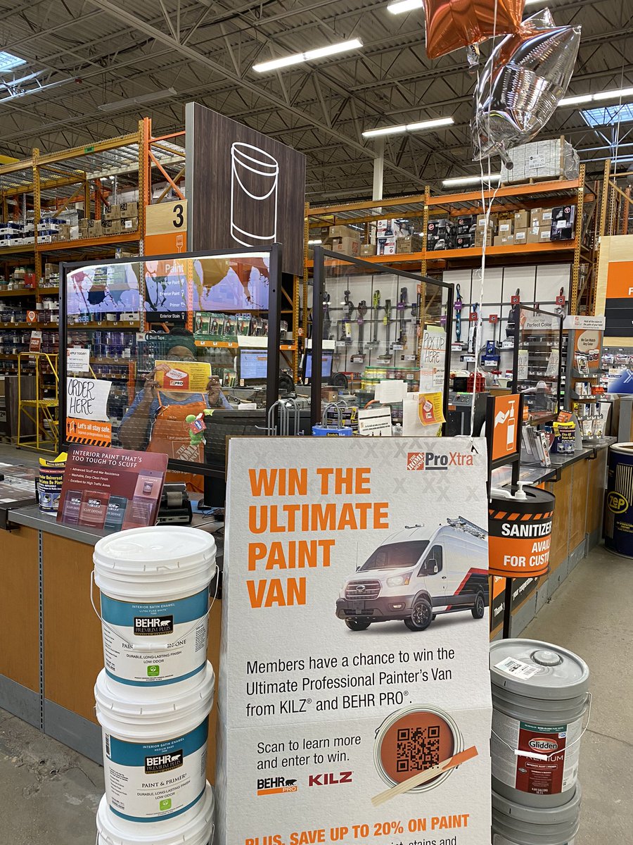 Kimmie showing Pro savings and creating relationships in paint. Great Job!!! #proxtraperks