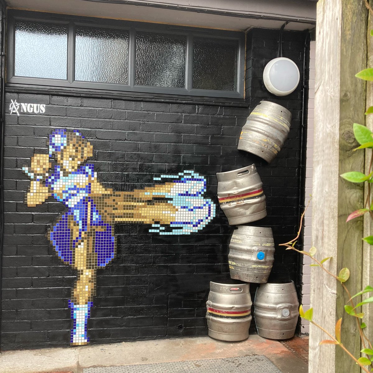 Li’l Ass Kicker Xx  #Mosaic #Retro #Pixel #StreetFighter #StreetArt #Art