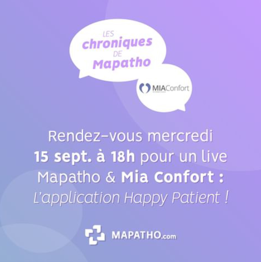Sante_NET's tweet image. Retrouvez-nous ce soir à 18 h, en direct sur @Instagram, pour parler de notre application MIA Confort . Merci à @_Mapatho qui organise cet échange et qui nous donne la parole. Alors, a tout à l&apos;heure 
Pour voir le direct: 
buff.ly/3kaYlb3 
ou 
buff.ly/3AdEpu1