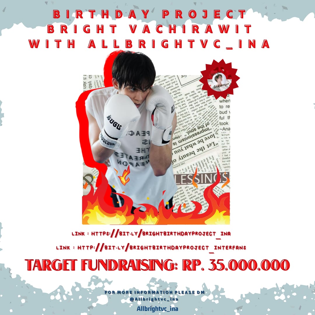 allbrightvc_ina's tweet photo. Our fundraising target is about THB 80K / USD 2.5K, so we will definitely need all the support we can get, as we want to make this the best bday yet for Bright

So let's join ☺ Donation period is open from today til Dec'21

🔗 https://t.co/VRvP1qPZwH

#bbrightvc https://t.co/mAwvVuaqCk