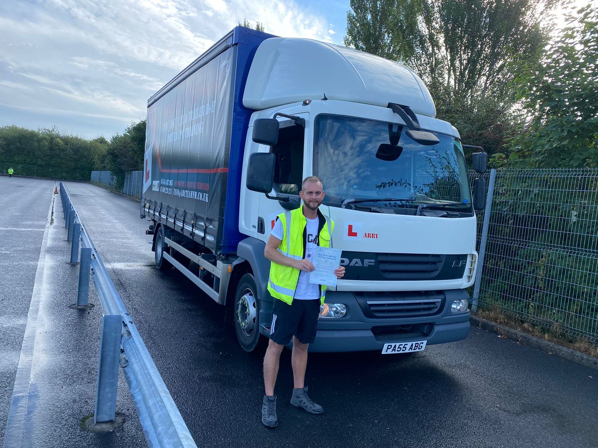 ABCTeamNWLtd1's tweet photo. Congratulations to Niall on passing his Cat C practical test. #CatC #CPC #mod4 #cpcmod4 #CatCtraining #DriverTraining #PSV #PSVTraining #HGV #HGVTraining #trailertraining #ABCTeam #northwest #drivers #transport #drivershortage #haulage #supplychain https://t.co/sqnuitxpwG