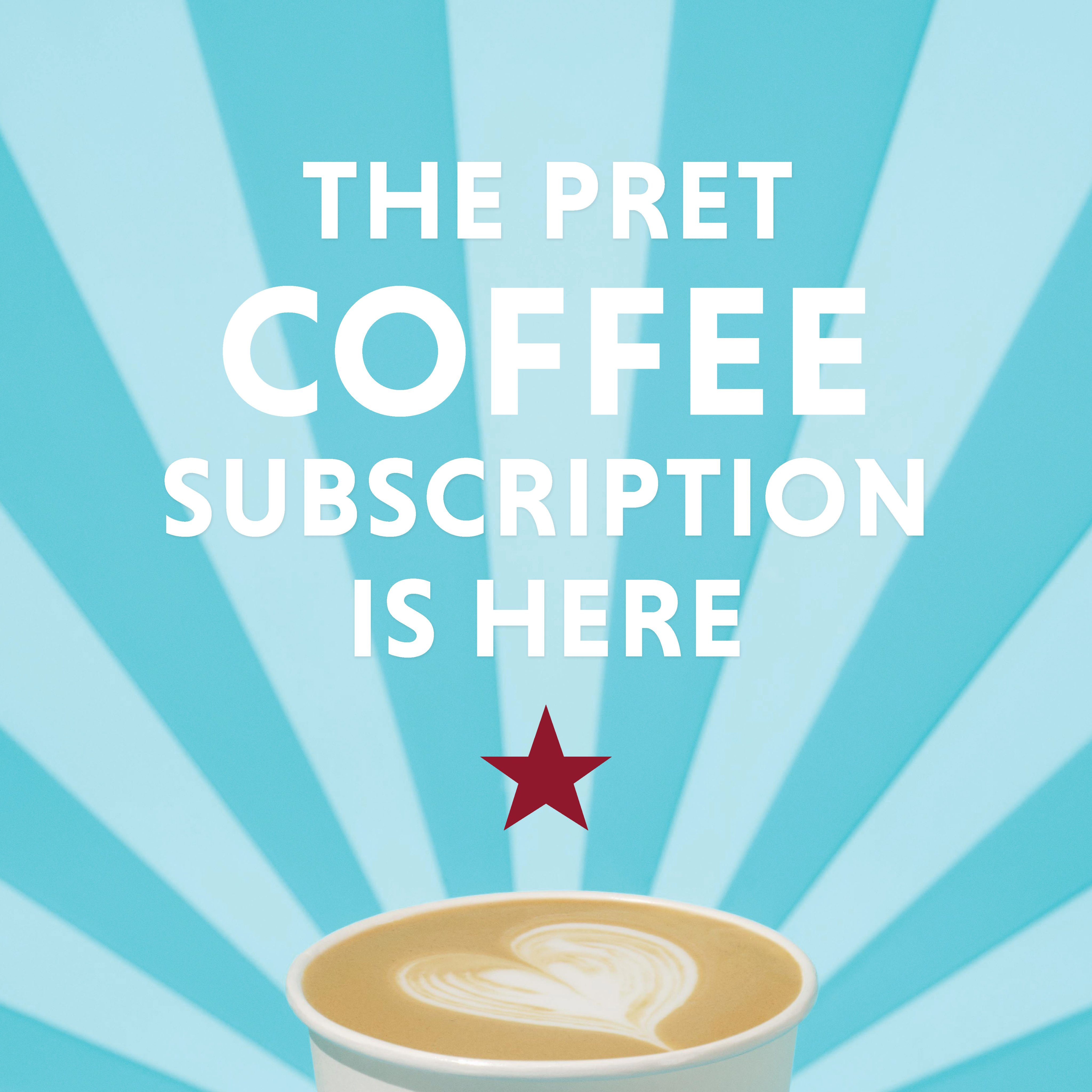 Pret a on sale manger coffee subscription
