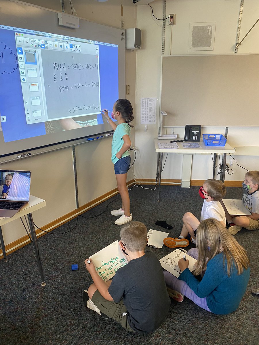 Sharing our math thinking!