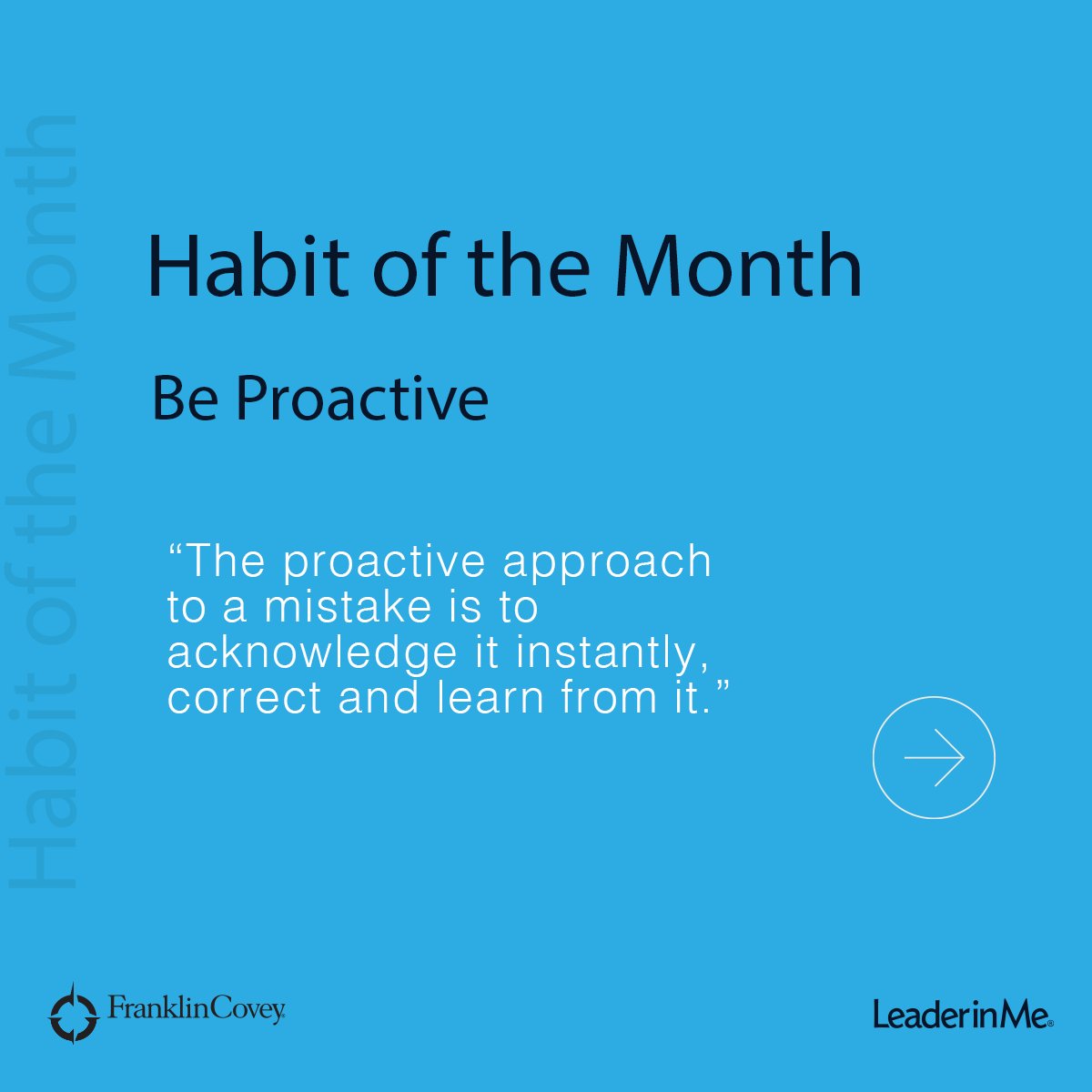 Look what's back! After a brief summer hiatus, we're going back to our regular scheduled programming and doing our Habit of the Month! We love the 7 habits (obviously) and can't wait to talk more about them.