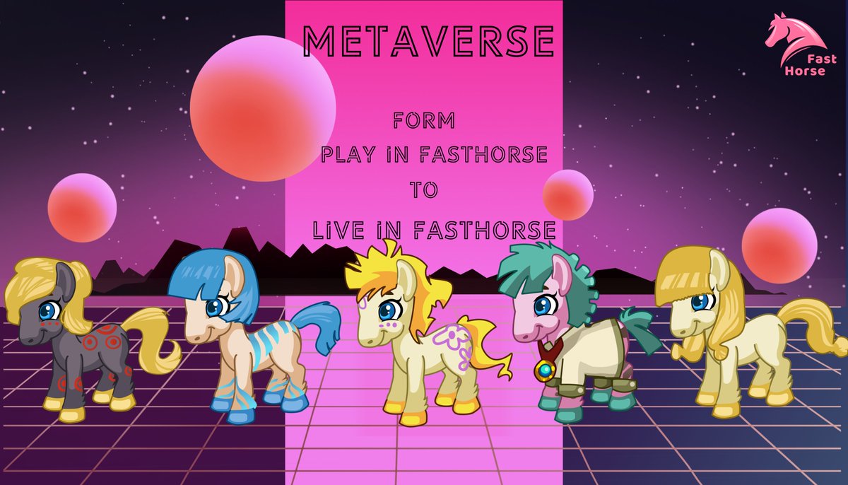 FastHorse with Metaverse 
form play in FastHorse to Live in FastHorse
---------------
Airdrop Campaign ending time: 2021.9. 27  UTC8:00
Airdrop distribution date: 2021.10.4  UTC8:00.
join t.me/FastHorse