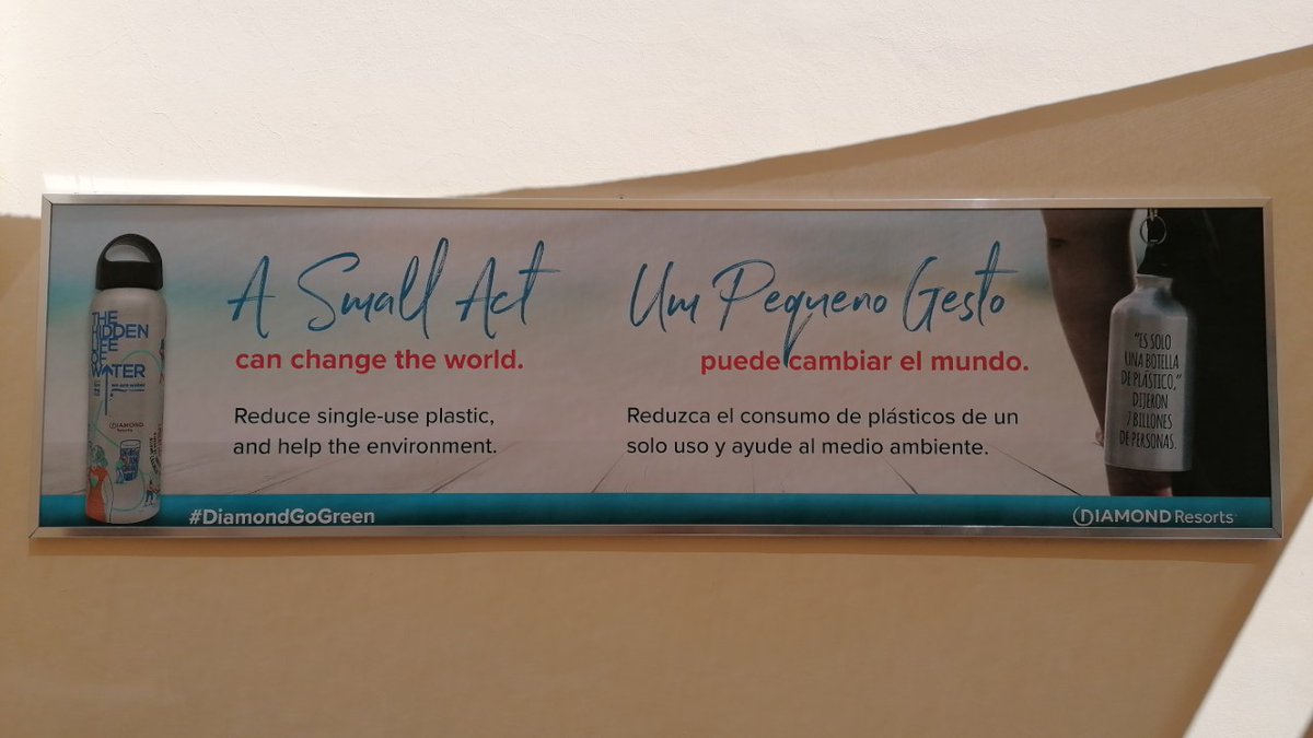 Our new banner arrived at #RoyalSunsetBeachClub, help us to reduce single use plastic! @wearewater #DiamondGoGreen 💧 @LauraG_RM @MinervaRSB @JesusG_RSBC @Marga_RSBC @EmmaJrsb @NereidaRSB @Jorge_RSB @MercisRSBC <a href="/MONTSE54961651/">Montserrat</a> <a href="/Marta02167/">Marta</a>