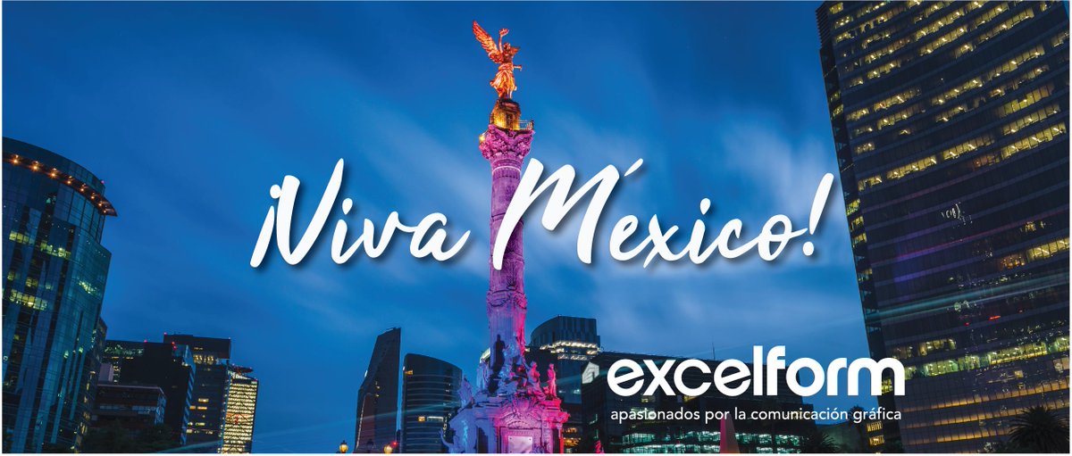 ExcelForm_GL's tweet image. ¡Feliz día de la Independencia de México! Les desea la Familia excelform.
#excelform
#fiestaspatrias
#festejosconsanadistancia