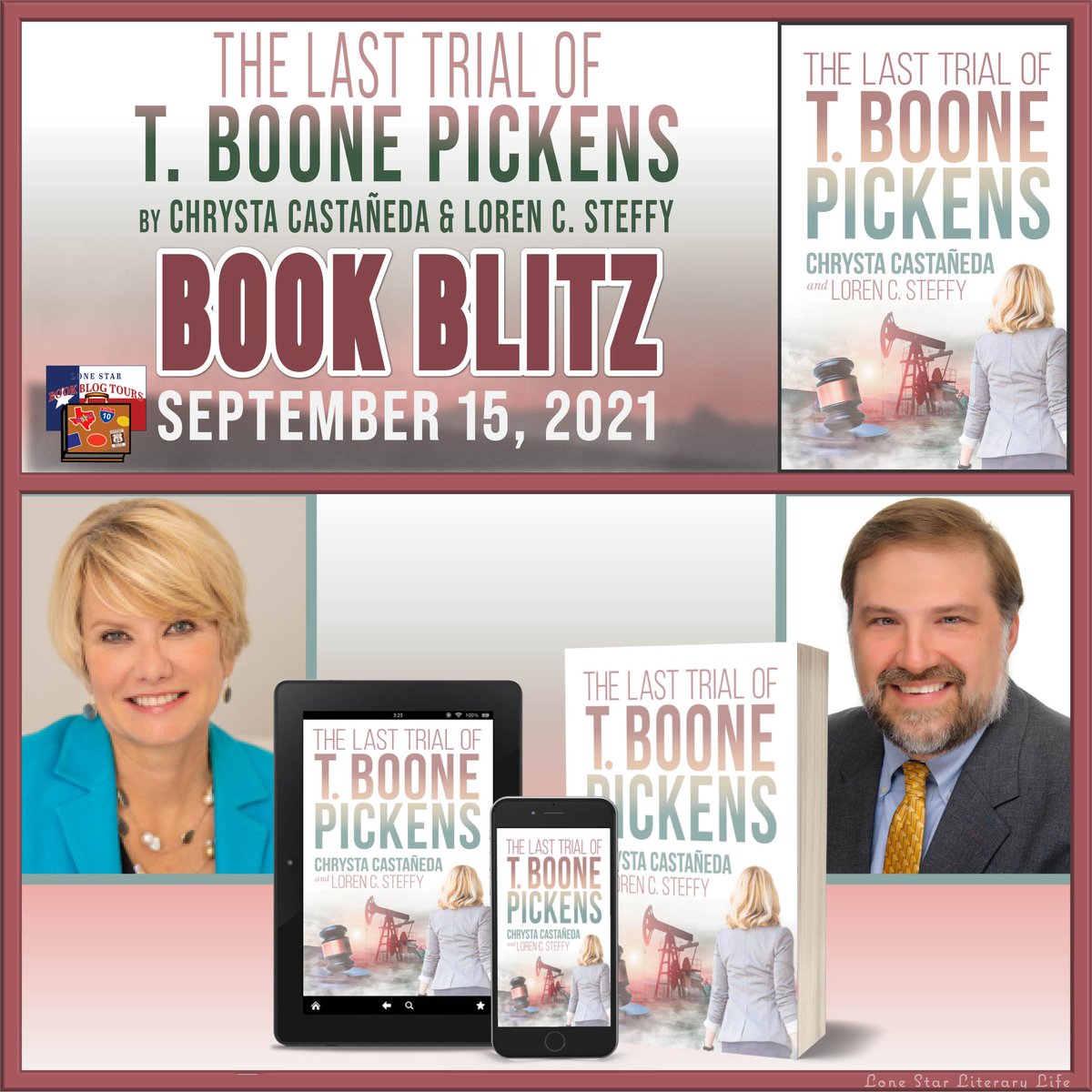 BookBustle's tweet photo. Need a healthy dose of courtroom drama and Texas spirit?  Check out The Last Trial of T. Boone Pickens on #LSBBT book blitz today! 

#legitthriller #bookblitz #courtroomdrama #legalthriller #texas https://t.co/2Zsz7yZ8RE