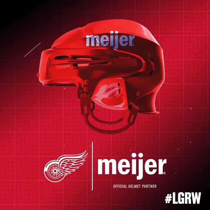 Detroit Red Wings to advertise Meijer on helmets for 2021-22