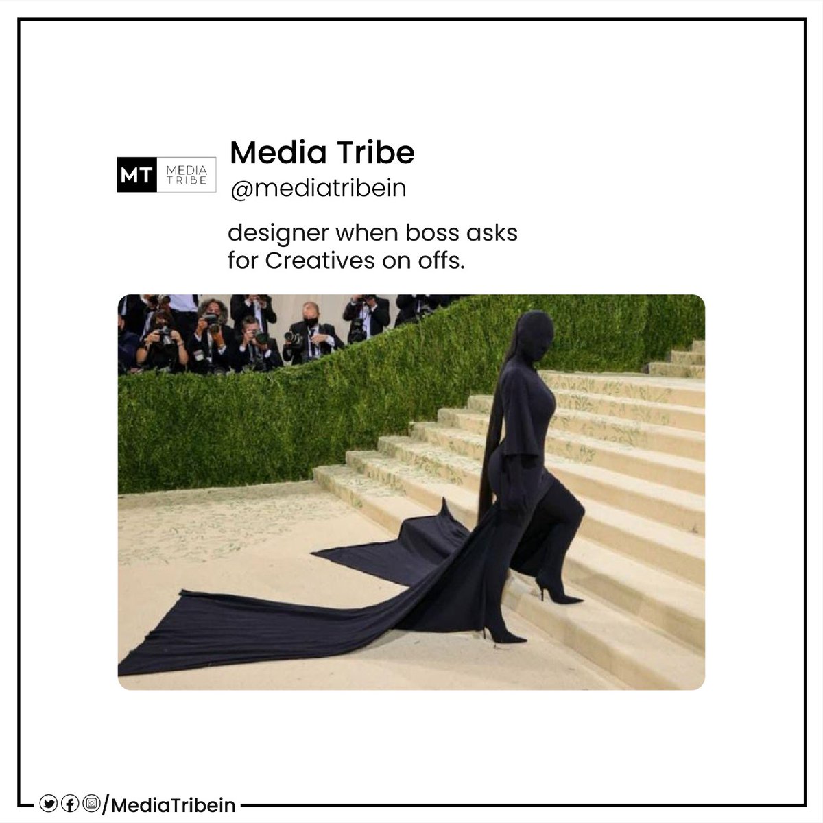 Designer life is hard 😂 
All Social Media Agencies can agree to this 🔥😂
#KimKardashianWest #marketing